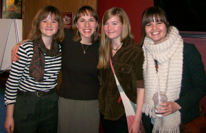 From L to R: Emma, Erin, Eden, and Esther. The E Ladies!