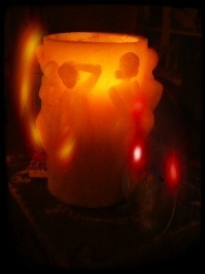 dancing lady candle