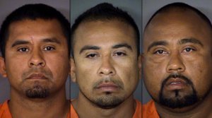 Three Brothers carried out alleged hate crime attack on a San Antonio gay man. (L to R, Aurelio Huerta-Gonzalez, 33; Filiberto Huerta-Gonzalez, 30; and Juan Huerta-Gonzalez, 35.