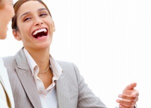 business, laughter