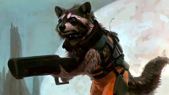 Guardians of the Galaxy Rocket Raccoon concept