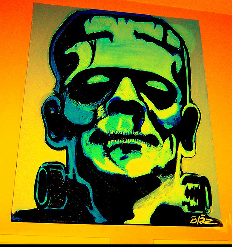 Frankenstein Painting By Blaz