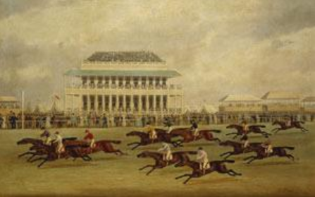 Finish of the Epsom Derby, 1822. (Painting by James Pollard. Photo: Wikimedia Commons)