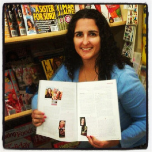 Look! I'm on a magazine stand!