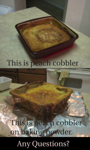 Peach Cobbler Domestic Chaos