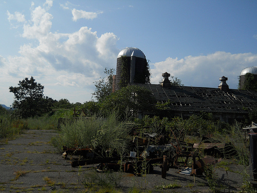 abandoned farm