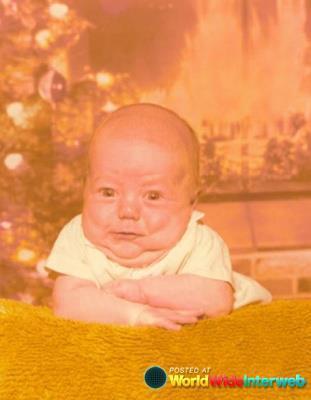 They say all babies look like Winston Churchill, but I'm not sure that's true. I mean, let's take this random baby here, and...OH MY GOD....Never mind.