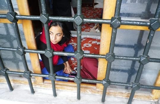 photo, image, girl, blue mosque