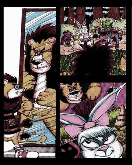 A page from The Ballard of Fernando from Tristan & the Cuddly Defenders. Art by Dan Nokes, Story by Nick Davis
