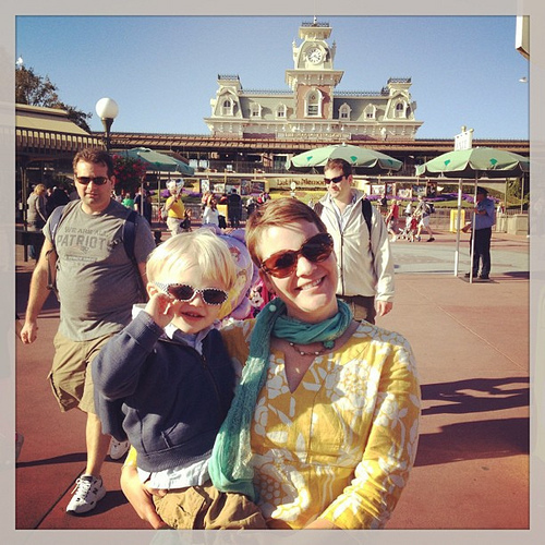 Super full day at Disney. He did great. First boat ride. First train ride. First Disney ride. Was happy and delighted to be there. All day it was "that was so fun!"