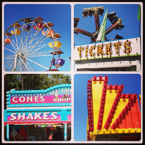 So this happened today. Gotta love small town Florida old school amusement parks.