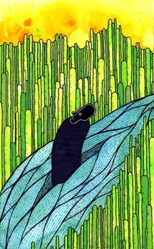 Jersey Devil Press #40, cover: Heart of Darkness, by Matt Kish
