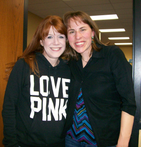 Shannon and me, farm girls united!