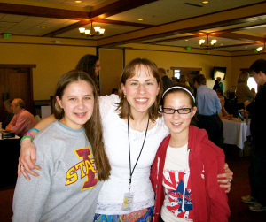 L to R: Sophia, me, Rebekah. Hope you enjoy the books, ladies!!