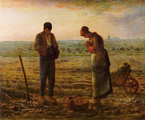 The Angelus by Millet ca 1857
