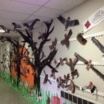 The Vulture Tree covered a hallway and there were even vultures on the ceiling