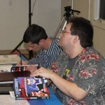 Andrew Winkel and Chris Brault sign books on 3/5/2102