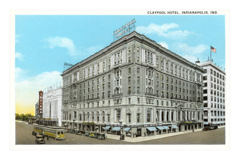Claypool Hotel, Indianapolis, Indiana Premium Poster