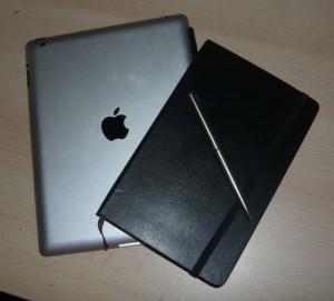 iPad and Moleskine