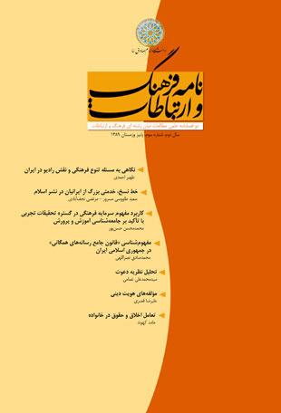 نامه فرهنگ و ارتباطات