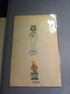 Osiris and Harpocrates