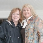 Mary and me standing on the porch of Earl Hamner's boyhood home. This was about a year before 