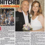 When she returned from the book tour, Mary's 50th Birthday party became a surprise wedding! Was so wonderful to see these two so happy.
