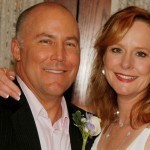 Newlyweds Don and Mary on the day.