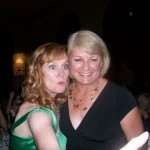 Mary and I taking a selfie at the gala. What a goof! (Maybe it was the recipe we'd been sampling)