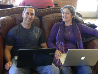 One way I inspire myself to write, is to schedule writing time with other writers... my brother, for example.