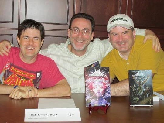 Steve Wilson, Phil Giunta, Bob Greenberger at Crazy 8 Press panel
