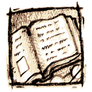 English: Open book icon
