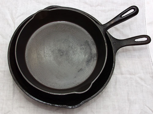 Re-seasoned Cast Iron Pans
