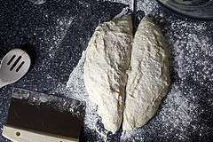 divide the dough into the # of pizzas