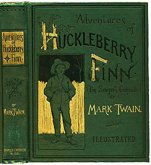 The cover of the first edition of Adventures o...