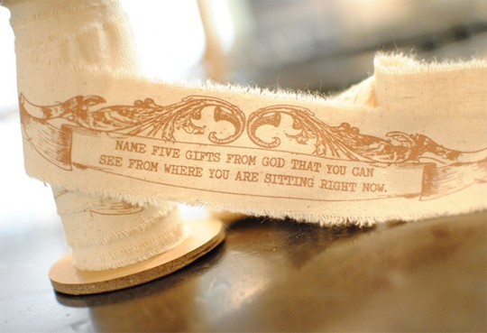 Untie Your Story Napkin Ties