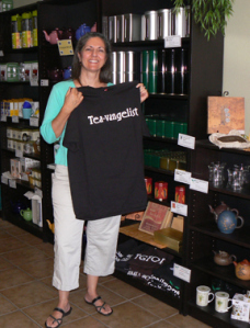 Ann Videan at Souvia Tea