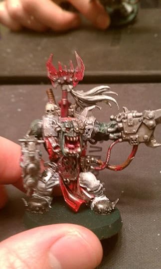 Black Reach Warboss from the front