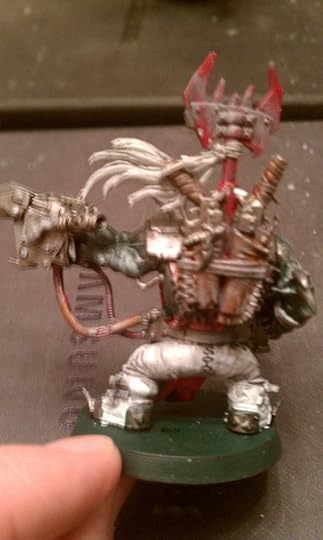 Black Reach Warboss from the back