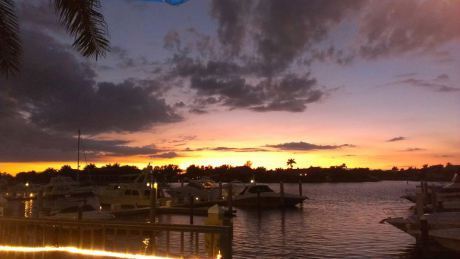 Sunset at Mango's