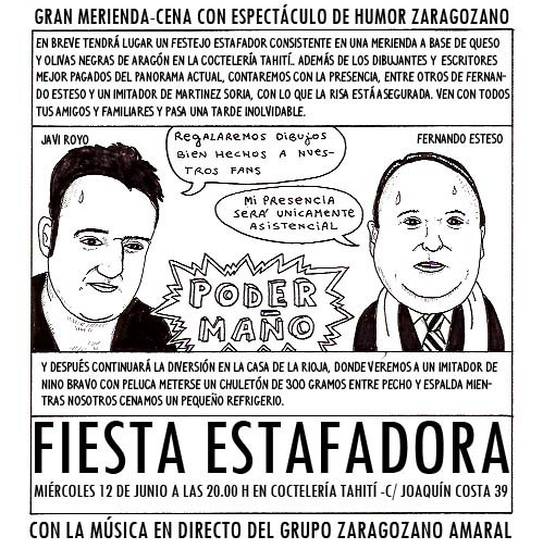 Gran merienda-fiesta de El Estafador.