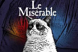 Grumpy cat Le Miserable