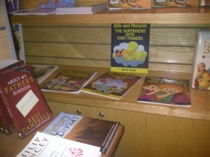 Billy and Monster Books in a Bookshop