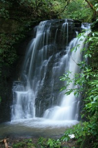 Waterfall and flow of energy