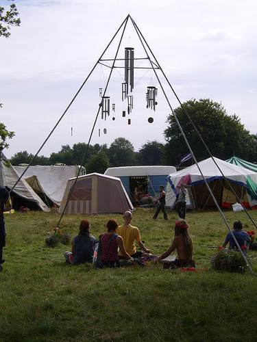 Meditation at Big Green Gathering 2006 Festival