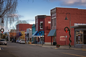 This is downtown. And uptown. The whole town, really.