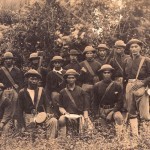 A group portrait of Philippine Scouts.