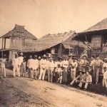 Along a local street, possibly Lucena.