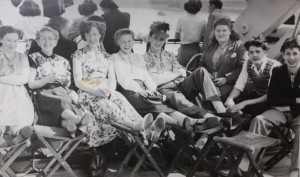 Lilian and friends on the Royal Daffodil