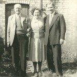 Hugh McMarth Jnr, with Mary and her husband